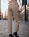 High Waist Straight Pants