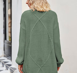 Open Front Cardigan with Pockets