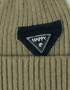 HAPPY Contrast Beanie