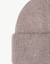 M Rib-Knit Cuff Beanie