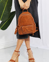 SHOMICO Certainly Chic Faux Leather Woven Backpack