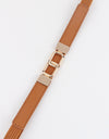 Geometric Double Buckle Elastic Belt