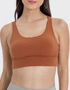 Crisscross Scoop Neck Active Tank