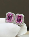 Shiny and Elegant 2 Carat Moissanite Stud Earrings