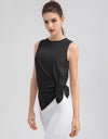 Slit Round Neck Tank