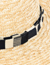 Fame Strap Wide Brim Straw Hat