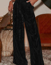 Loose Fit High Waist Long Pants with Pockets