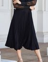 Pleated Midi Skirt