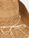 Fame Openwork Shell Weave Straw Hat