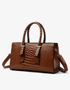 Textured PU Leather Handbag