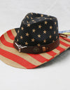 US Flag Print Paper Cloth Hat