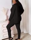 Basic Bae Full Size V-Neck Soft Rayon Long Sleeve Top and Pants Lounge Set