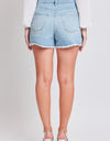 YMI Jeanswear Distressed Frayed Hem Denim Shorts