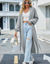 Tie Waist Longline Cardigan