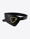 Irregular PU Leather Belt