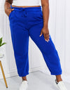 Zenana Full Size Can't Stop Me Paperbag Waist Joggers