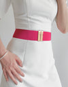 Alloy Buckle Elastic Belt