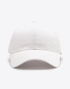 Plain Adjustable Cotton Baseball Cap