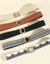 Toggle Clasp Elastic Belt