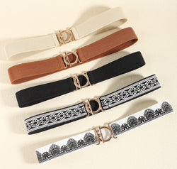Toggle Clasp Elastic Belt