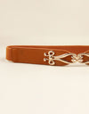 Alloy Buckle Elastic Belt