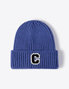 Letter C Patch Cuffed Beanie