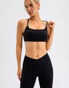 Crisscross Spaghetti Strap Active Cami