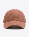 Distressed Adjustable Baseball Cap