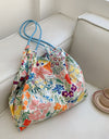 Printed Spaghetti Strap Shoulder Bag