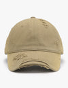 Distressed Adjustable Cotton Hat