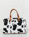 Animal Print Plush Weekender Bag