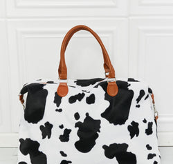 Animal Print Plush Weekender Bag