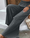 Full Size High Waist Wide Leg Pants