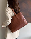 PU Leather Medium Tote Bag