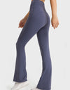 Elastic Waist Flare Yoga Pants