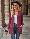 Open Front Cardigan with Pockets