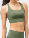 Crisscross Square Neck Active Tank