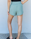 Ninexis Stay Active High Waistband Active Shorts in Pastel Blue