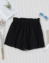 Paperbag Drawstring Waist Shorts