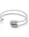 Rhinestone Double Hoop Bracelet