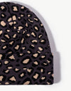 Leopard Pattern Cuffed Beanie