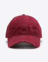 Distressed Adjustable Baseball Cap