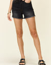 Judy Blue Full Size Tummy Control Fray Hem Shorts