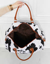 Animal Print Plush Weekender Bag