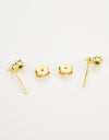 Zircon Star Stud Earrings