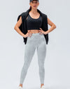 Wide Waistband Slim Fit Active Leggings