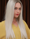 13*2" Lace Front Wigs Synthetic Long Straight 26" Heat Safe 150% Density