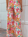 Floral Wide Leg Pants