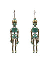 Skeleton Alloy Earrings