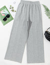 Drawstring Wide Leg Active Pants